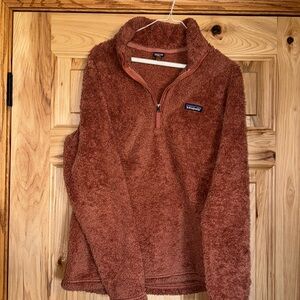Patagonia Fleece Pullover. Burnt Orange